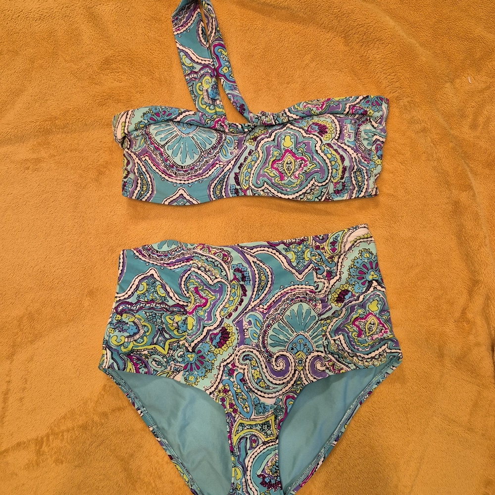 Aerie Multicolor Paisley Bikini